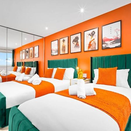 Top Floor City Centre Apartment - Sleeps 7 - 4 Beds - With Balcony And Parking - Smart Tv'S On Each Bedroom Wall - 5 Mins From Bullring, Selfridges, Moor Street Station - By Zena Stays Бирмингам Екстериор снимка
